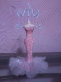 Porta colar de corpo rosa